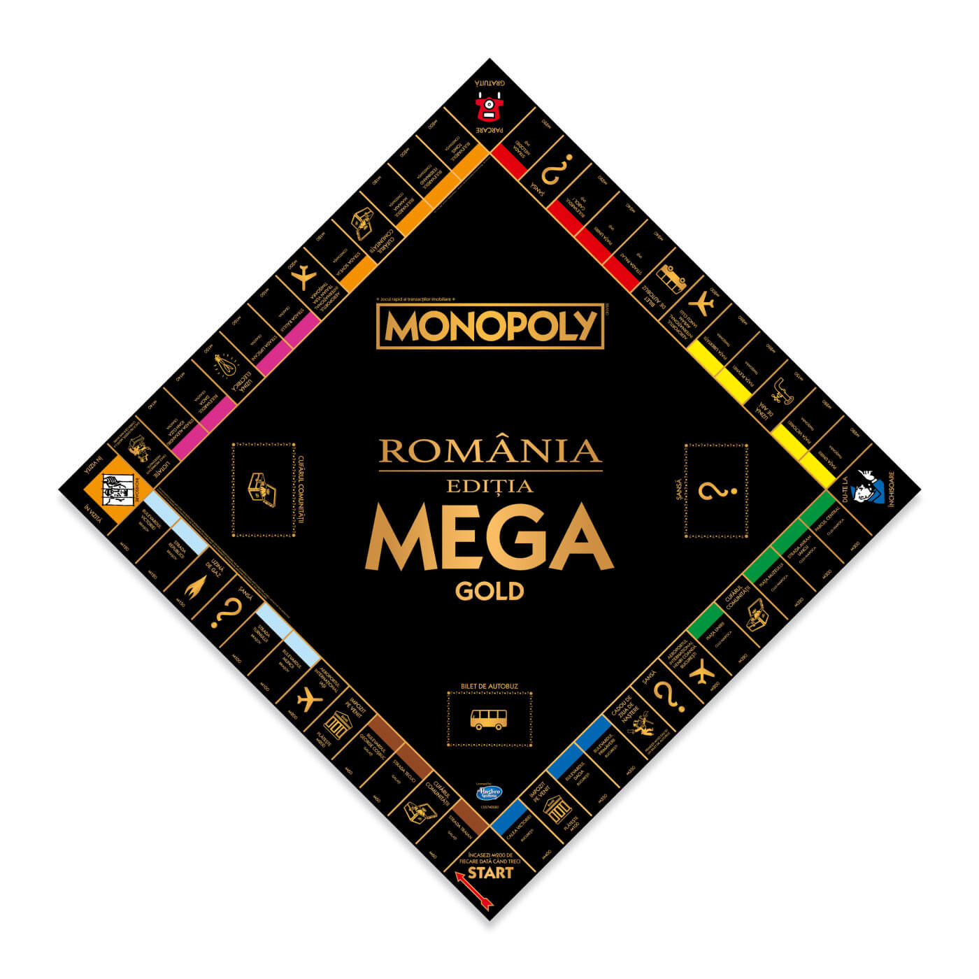 Monopoly - ROMANIA , Editia Mega Gold