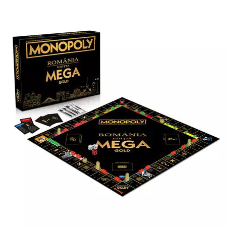 Monopoly - ROMANIA , Editia Mega Gold