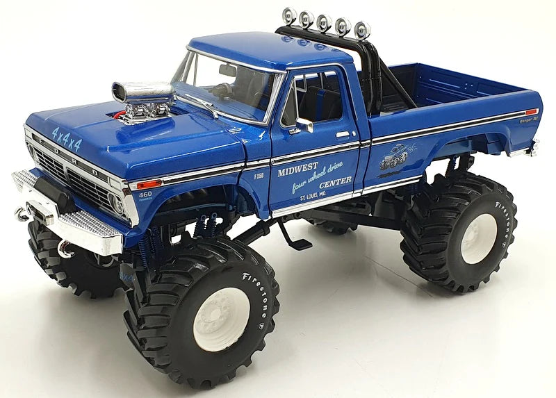 Ford F-250 Monster Truck 1974 Midwest four wheel drive - 1/18 Greenlight