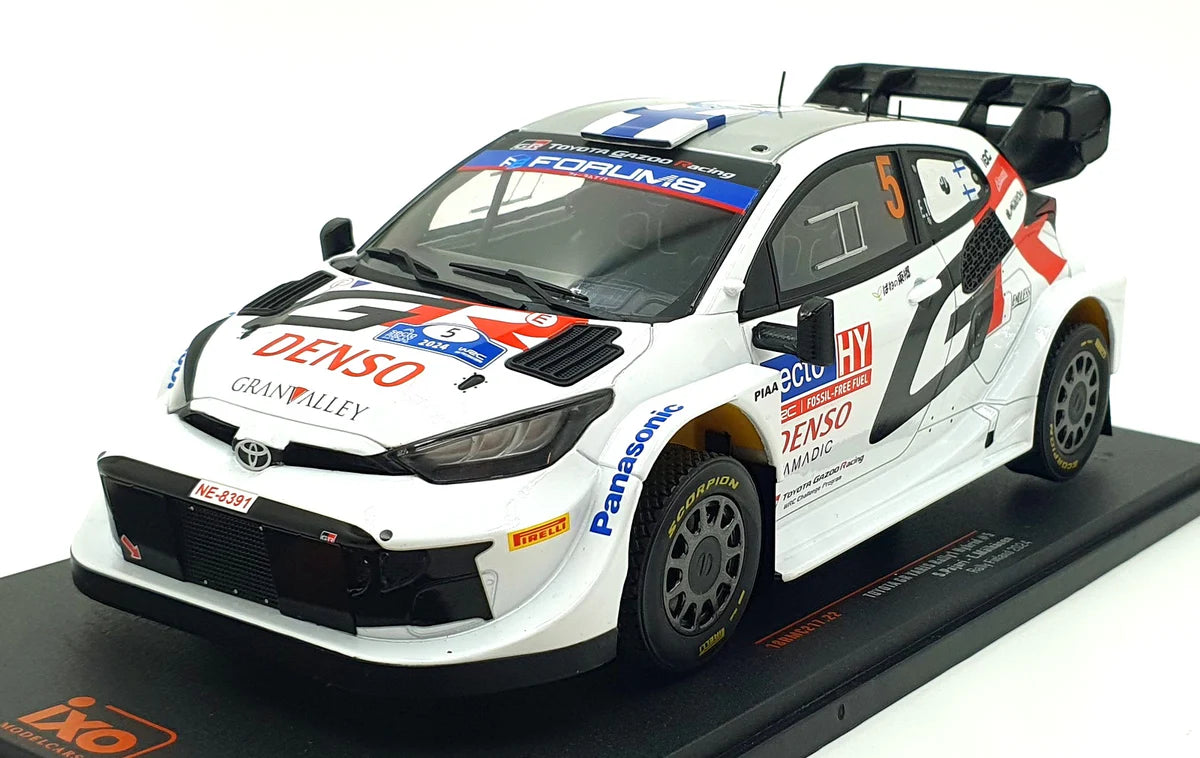 Toyota GR Yaris Rally1 Hybrid #5 Rally Finland 2024 - 1/18 Ixo Models