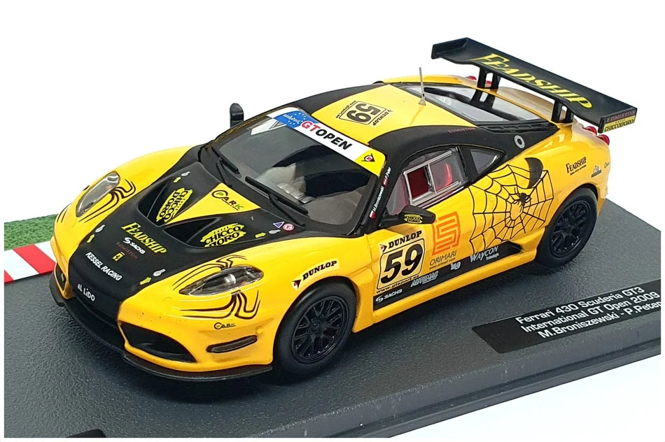 Ferrari 430 Scuderia GT3 International GT Open 2009 cu vitrina plexiglass - 1/43 Edicola